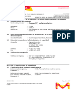 Ficha de Seguridad Sulfato de Cobre Solución - Sigmaaldrich