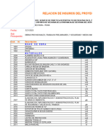 1 Obras Provisionales, Trabajos Preliminares, y Seguridad y Medio Ambiente