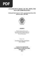 Download Analisis Pengaruh Car Npl Bopo Nim Dan Ldr Terhadap Roa Bej by Arfitariani Karisma SN72372790 doc pdf