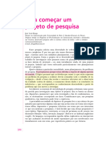 BRAGA, José Luiz - para Começar Um Projeto de Pesquisa