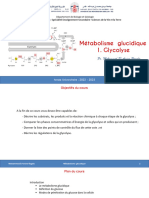 04 - M-Tabolisme Des Glucides - 01 - End