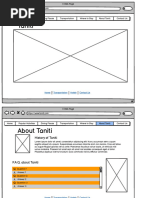 Taniti Wireframe