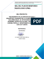 Informe Final Del Plan de Monitoreo Arqueologico