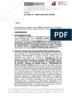 Resolucion Directoral #000057-2023-Ddc Uca/Mc: Calleria, 21 de Junio Del 2023