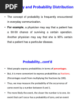 Probability and Probability Distribution