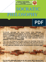 Pre Socratic