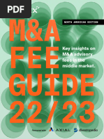 Firmex MA Fee Guide 2023 - NA - FA