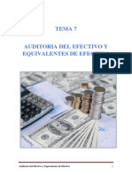 1-TEMA 7 AUDITORIA DEL EFECTIVO Y EQUIVALENTES DE EFECTIVO