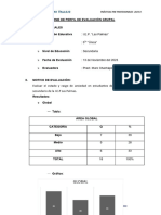 Informe de Perfil Evaluación Grupal - Iii Unidad