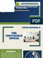 CONSTITUCIÓN DE EMPRESAS