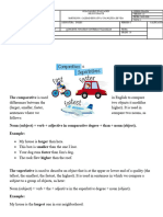 Comparatives and Superlatives