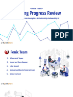 Learning Progress Review 3 - Fenix