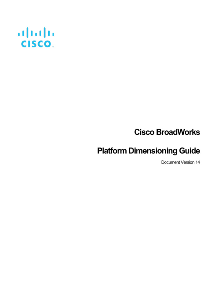 BW PlatformDimensioningGuide | PDF | Central Processing Unit | Computing