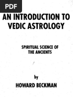 An Intro. to Vedic Astro. by H. Beckman