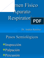Examen Fisico - Aparato Respiratorio - Dr. Andres Ramirez