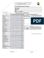 Datos Personales Del Estudiante: Institucion Educativa "I.E.P. Niño Divino Jesus "