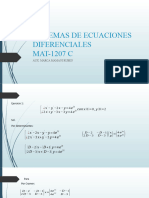 Sistemas de Ecuaciones Diferenciales