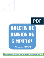 Charla de 5 minutos marzo 24