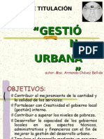 gestión urbana