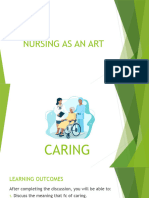 Nursing As An Art