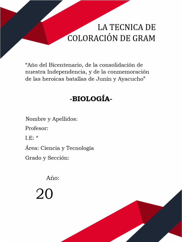 Tecnica de Coloracion de Gram | Descargar gratis PDF | Bacterias Gram ...