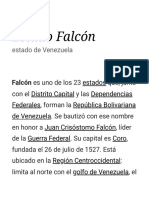 Estado Falcón - Wikipedia, la enciclopedia libre