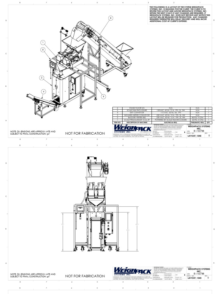 WeighPack Systems Layout Overview | PDF
