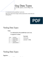 Varilog Data Types