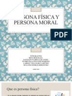 Persona Física y Persona Moral