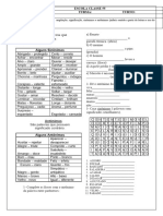 Atividade de Português - Sinônimo e Antônimo.