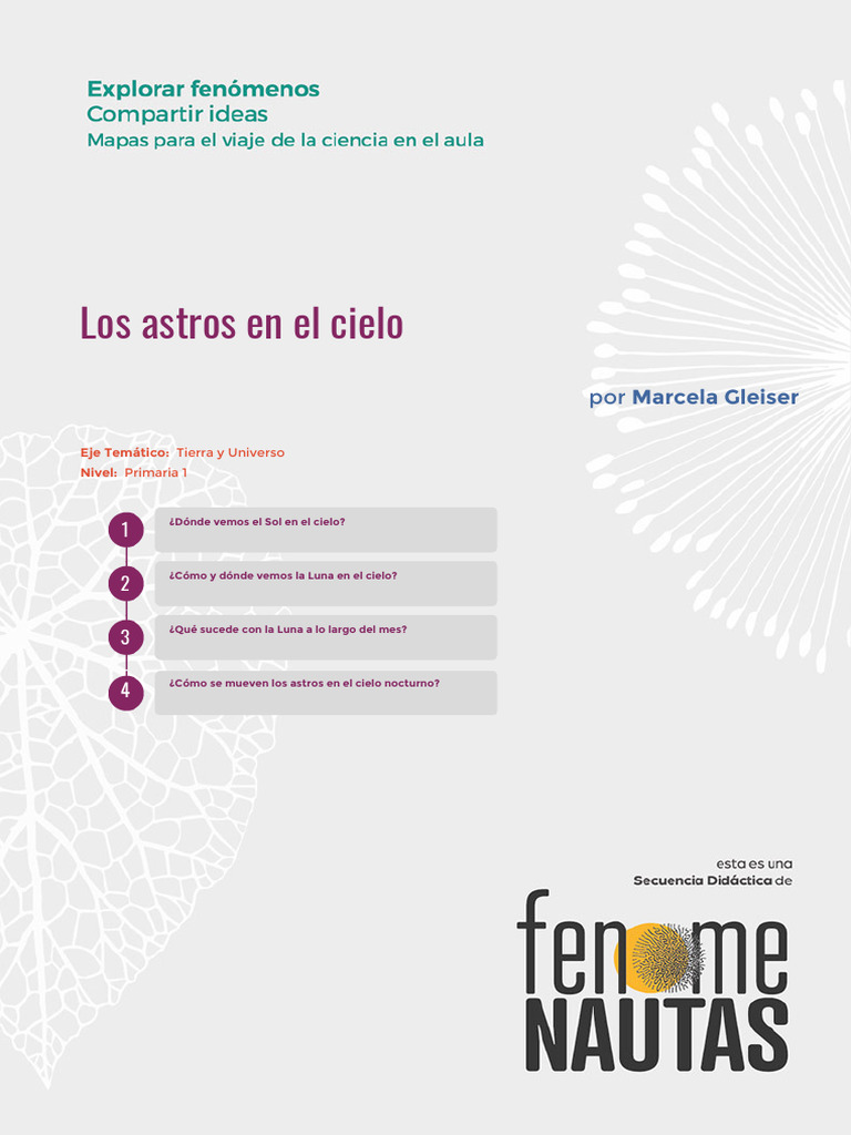 Actividades sobre los Astros en el Cielo | PDF | Cielo | Constelación
