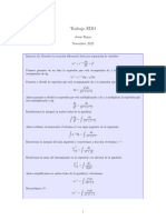 Trabajo de Ecuaciones Diferenciales