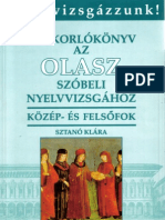 Gyakorlokonyv Olasz Szobeli Nyelvvizsgahoz