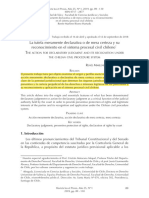 La Tutela Meramente Declarativa o de Mera Certeza PROF RIVEROS