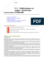 06 Item 055 Maltraitance Et Enfants en Danger - Collège Médecine Légale - Travail 19