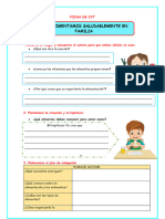 Ficha Cyt Mart 25 Nos Alimentamos Saludablemente en Familia
