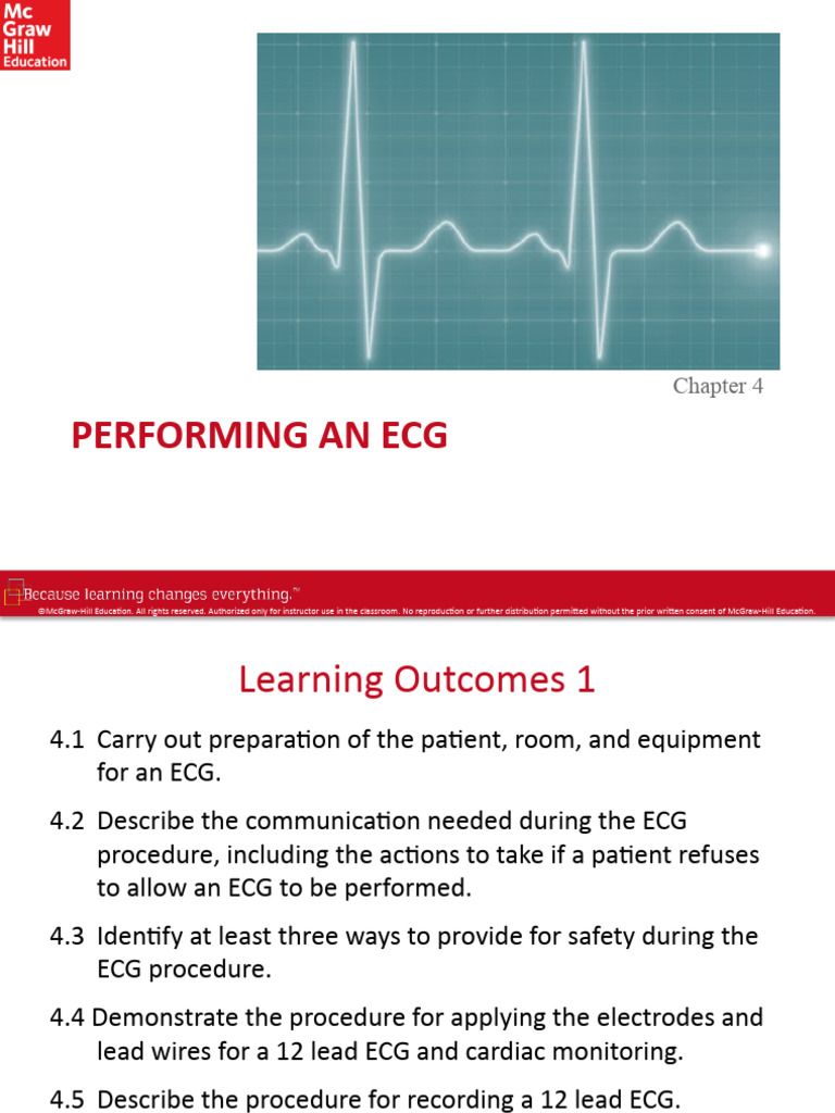 Ecg Ppt Ch 04 V2 Pdf Electrocardiography Heart