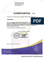 Constancia de Habilitacion