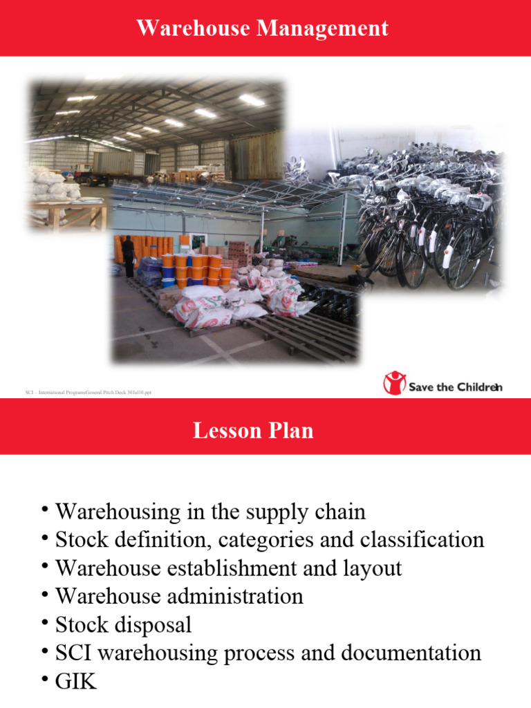 09 Warehousing General | PDF | Volume | Warehouse