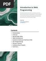 01 Introduction To Web Programming Updated