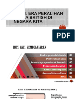 BAB 4 TINGKATAN 4 ERA PERALIHAN KUASA BRITISH DI NEGARA KITA