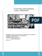 Ensayo - La Crisis de 1929 - Problemáticas políticas contemporáneas-1