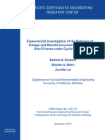 Experimentl Investigation of the Behavior of Vintage and Retrofit Concentrically Braced Steel Frames Under Cyclic Loading