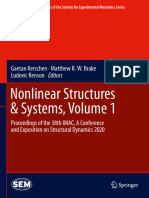 Nonlinear Structures & Systems, Volume 1 - Proceedings of The 38th IMAC, A Conference and Exposition On Structural Dynamics 2020