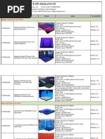 Lotus Dance Floor & LED Display Price List