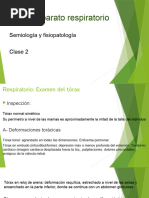 Exploración Física del Tórax | PDF | Sistema respiratorio | Neumología