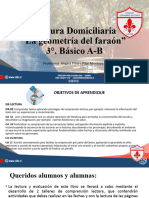 Lectura Domiciliaria La Geometría Del Faraón 3°