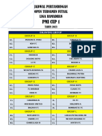 JADWAL PERTANDINGAN PMI CUP LIGA RAMADHAN