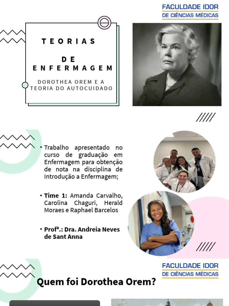 Teoria Do Autocuidado Pdf Enfermagem