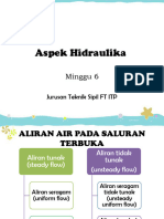 Aspek Hidraulika: Minggu 6